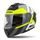 Full face helmet CASSIDA Modulo 2.0 Profile white/ black/ fluo yellow/ grey XS