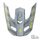 Helmet peak SHOT SPEED TIGER A04-21OB-E03-P01 grey matt