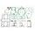 Celoten set tesnil za motor ATHENA P400510850700