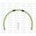 Set prednjih zavornih cevi Venhill POWERHOSEPLUS HON-1006FS-GR (1 cev v kompletu) Green hoses, stainless steel fittings