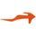 Radiator scoops POLISPORT 8422100004 (par) orange ktm16