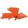 Radiator scoops POLISPORT 8411500002 (par) orange KTM