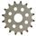 Verižni set EK - Srebrna chain 520 DEX, X-ring (X, NX, QX, XS), CHK front sprocket SUPERSPROX, CHK rear sprocket JT za APRILIA AF1 125 Europa 1990-1991
