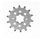 Verižni set EK - Srebrna chain 520 DEX, X-ring (X, NX, QX, XS), CHK front sprocket SUPERSPROX, CHK rear sprocket SUPERSPROX za ATV SUZUKI LT-R 450 2006-2010