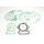 Celoten set tesnil za motor ATHENA P400210850351