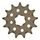 Verižni set EK - Srebrna chain 520 H, Non-sealed, CHK front sprocket SUPERSPROX, CHK rear sprocket SUPERSPROX za ATV HONDA TRX 300 EX 1993-2008