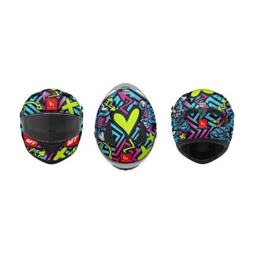 INTEGRALNA ČELADA MT HELMETS BRAKER SV CRAZY TEDDY B7 GLOSS S