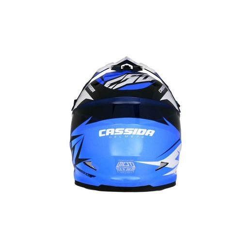 MOTOCROSS HELMET CASSIDA CROSS CUP TWO BLUE/ DARK BLUE/ WHITE XL