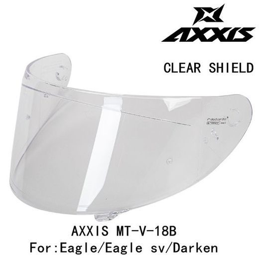 VISOR AXXIS MAX VISION V-18 C CLEAR FOR DRAKEN S HELMETS