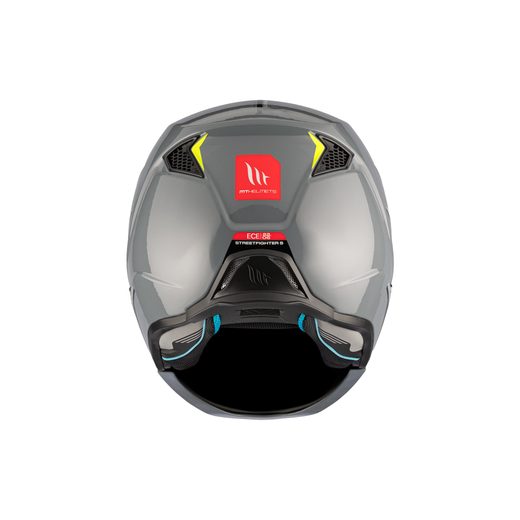 HELMET MT HELMETS STREETFIGHTER SV S SOLID A22 GLOSS GREY L