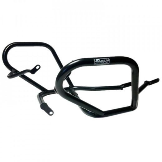 ENGINE GUARDS RDMOTO CF28KD MATT BLACK WITHOUT STRUT UNDER THE HEADLIGHT