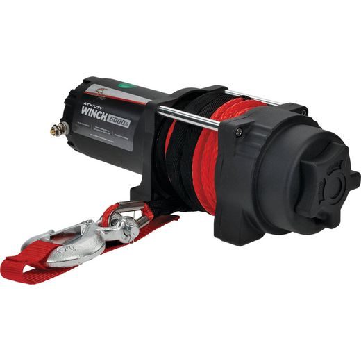 WINCH ALL BALLS RACING AB 6000LB 431-01026 4-BOLT SYNTHETIC