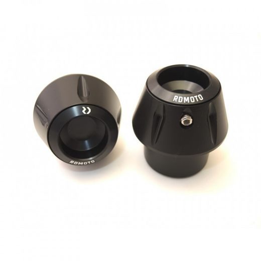 CRASH PROTECTORS RDMOTO KTM13N ČRNA WITH BLACK CAPS