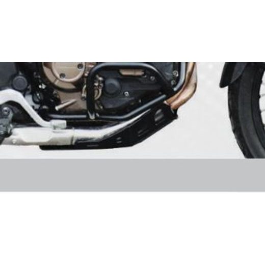 ALUMINUM TRAIL ENGINE GUARD CROSS-PRO ČRN