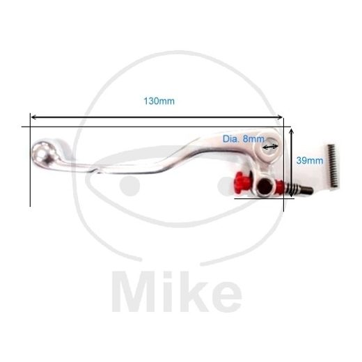 ROČICA SKLOPKE JMP PS 3613 ALUMINIUM FORGED KRATKA (SHORT)