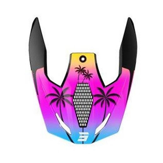 HELMET PEAK SHOT FURIOUS MIAMI A05-21OC-C01-P01 ORANGE GLOSSY