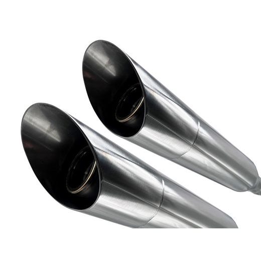 DUAL SLIP-ON EXHAUST GPR SHASH HD.1.SL POLISHED STAINLESS STEEL