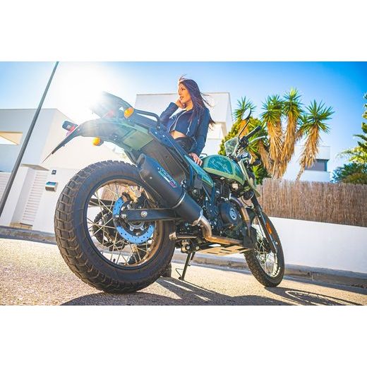 SLIP-ON EXHAUST GPR FURORE ROY.9.RACE.FUNE MATTE BLACK INCLUDING LINK PIPE