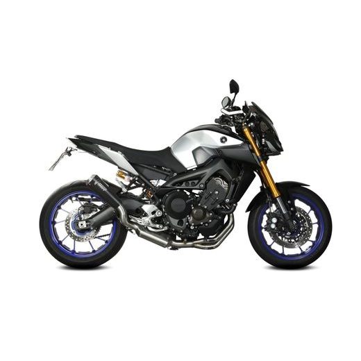 FULL EXHAUST SYSTEM 3X1 MIVV X-M1 Y.060.LC4B BLACK STAINLESS STEEL