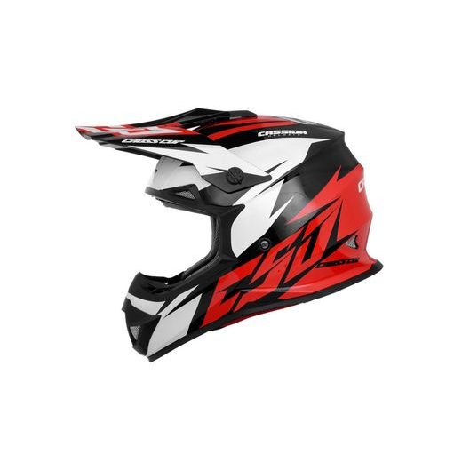 MOTOCROSS HELMET CASSIDA CROSS CUP TWO RED/ WHITE/ BLACK L