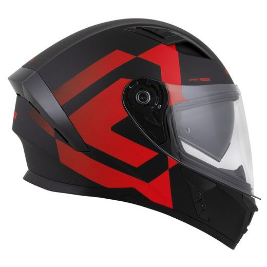 INTEGRALNA ČELADA CASSIDA ORBIT GRIND BLACK MATT/RED 2XL