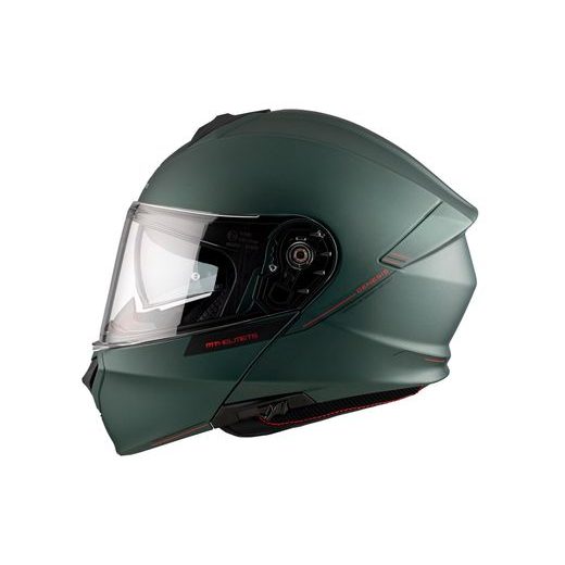 PREKLOPNA ČELADA MT HELMETS GENESIS SV SOLID A6 MATT MATT GREEN XXL
