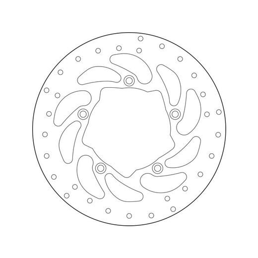 ZAVORNI DISK BREMBO 68B407P9 FIX