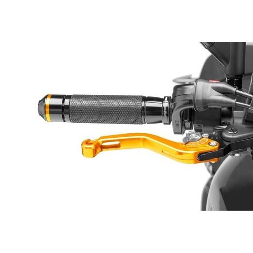 BRAKE LEVER WITHOUT ADAPTER PUIG 180OP KRATKA (SHORT) GOLD/SILVER