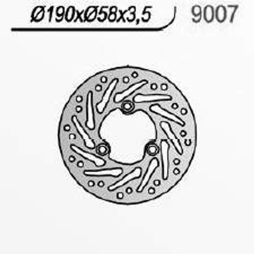 ZAVORNI DISK NG 9007