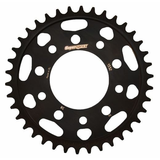 ZADNJI VERIŽNIK (ZOBNIK) SUPERSPROX RFE-1332:38-BLK ČRNA 38T, 525