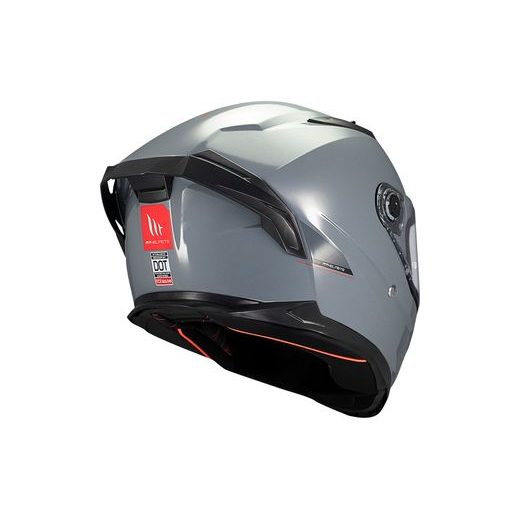 INTEGRALNA ČELADA MT HELMETS BRAKER SV SOLID A12 GLOSS GREY S