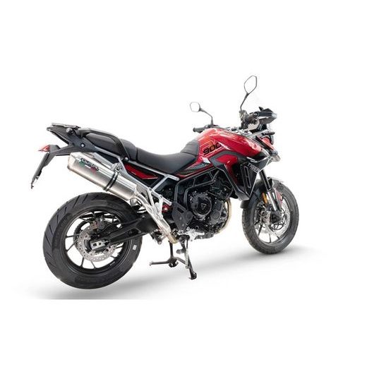 SLIP-ON EXHAUST GPR SATINOX BRK24.T.101.SAT BRUSHED STAINLESS STEEL INCLUDING REMOVABLE DB KILLER AND LINK PIPE