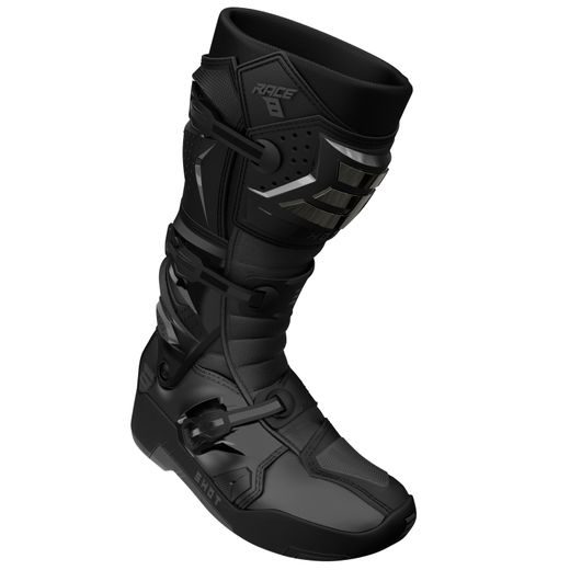 OBUTEV SHOT RACE 8 A07-24A1-B02-42 BLACK / CHROME 42