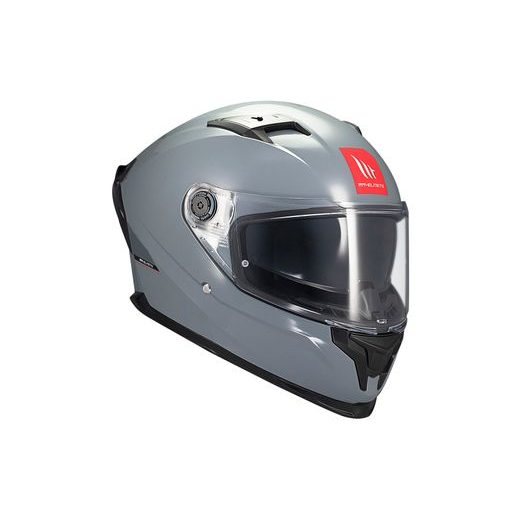 INTEGRALNA ČELADA MT HELMETS BRAKER SV SOLID A12 GLOSS GREY M