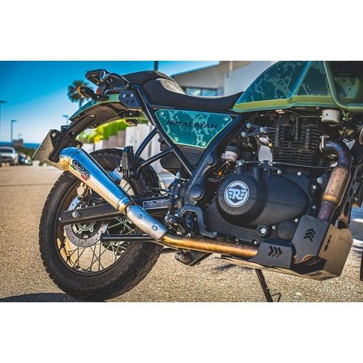 SLIP-ON EXHAUST GPR POWERCONE EVO E4.ROY.CAT.PCEV BRUSHED STAINLESS STEEL INCLUDING REMOVABLE DB KILLER, LINK PIPE AND CATALYST