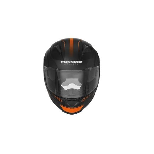INTEGRALNA ČELADA CASSIDA APEX FUSION BLACK MATT/ ORANGE/ WHITE 2XL