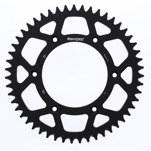 REAR ALU SPROCKET SUPERSPROX RAL-210:51-BLK ČRNA 51T, 520