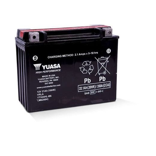 AKUMULATOR BREZ VZDRŽEVANJA YUASA YTX24HL-BS