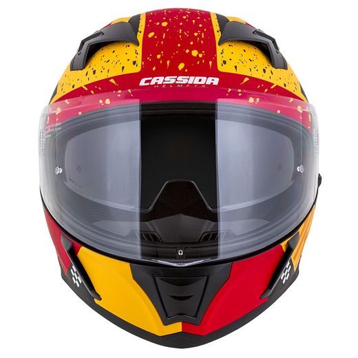 INTEGRALNA ČELADA CASSIDA INTEGRAL 3.0 DRFT MATT ORANGE / FLUO RED M