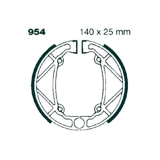 BRAKE SHOE SET EBC 954