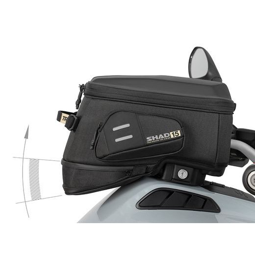 TANK TORBA SHAD TR15CL X0TR15CL FOR CLICK SYSTEM WITH LOCK AND KEY