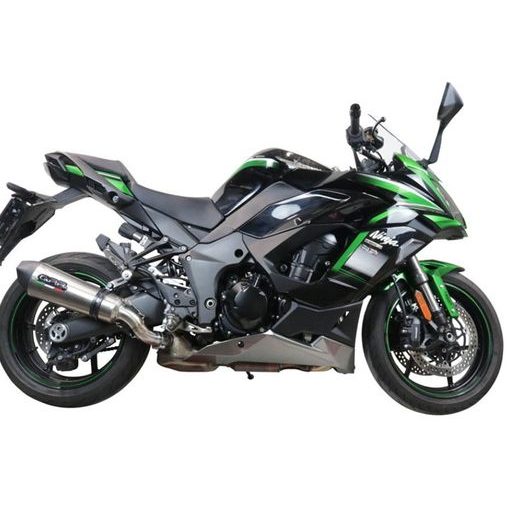 SLIP-ON EXHAUST GPR NEW GRAND PRIX EVO TITANIUM K.180.E5.GPAN.TO BRUSHED TITANIUM INCLUDING REMOVABLE DB KILLER AND LINK PIPE