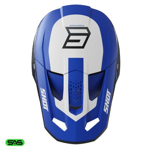 HELMET SHOT SPEED HYBRID A05-21OB-F01-07 BLUE MATT XS