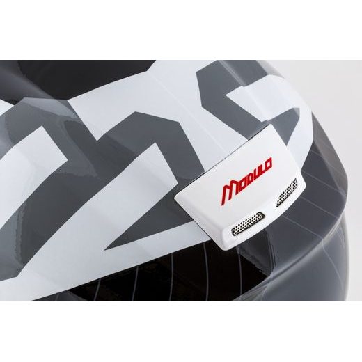 INTEGRALNA ČELADA CASSIDA MODULO 2.1 PROFILE WHITE PEARL/BLACK/BLUE/RED/GREY XS