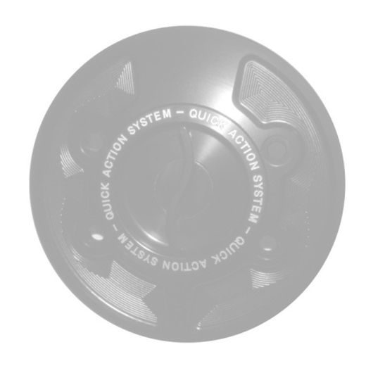 FUEL CAP WITH QUICK ACTION SYSTEM ACCOSSATO FC003 IN CNC-WORKED ALUMINIUM MODRA