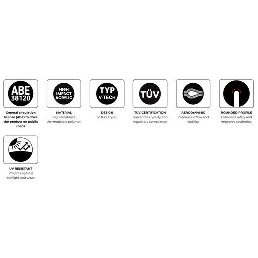 WINDSHIELD PUIG V-TECH LINE TOURING 22840H SMOKE