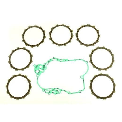 FRICTION PLATES KIT WITH CLUTCH COVER GASKET ATHENA P40230008