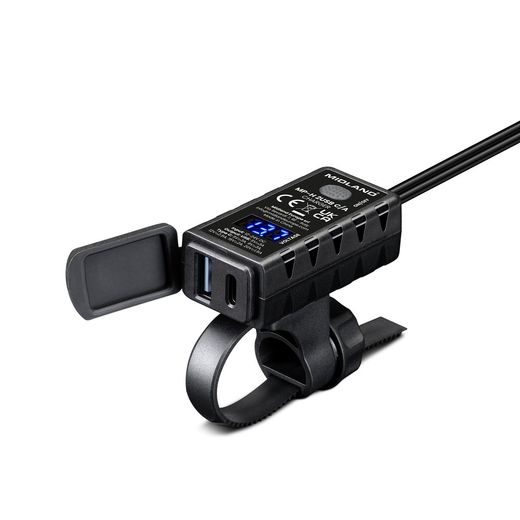 MP-H 2 USB C/A - USB MOTORCYCLE CHARGER MIDLAND C1702
