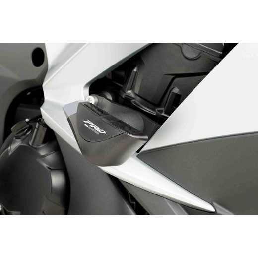 FRAME SLIDERS PUIG PRO 9400N BLACK WITH GREY RUBBER