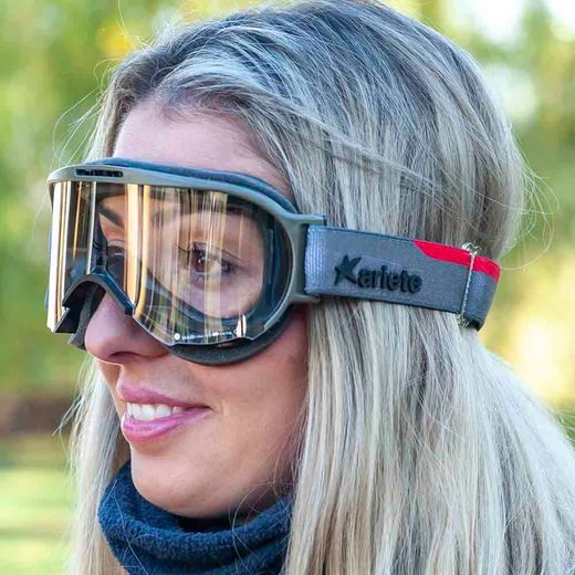 GOGGLES ARIETE WABI 14980-NVR CLEAR LENS GREEN / RED